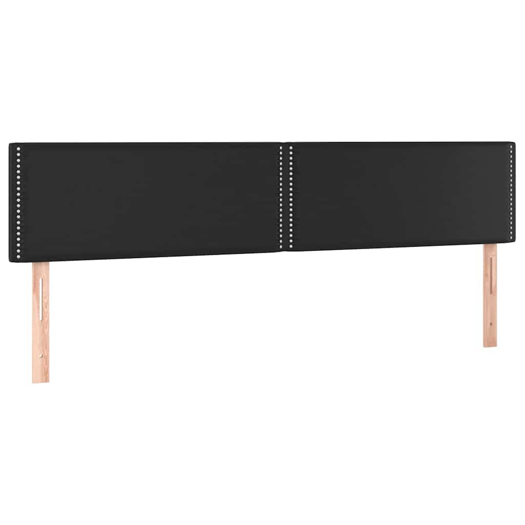 Fehér műbőr rugós ágy matraccal 200 x 200 cm 6