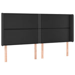 Fehér műbőr rugós ágy matraccal és LED-del 180x200 cm 7