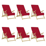 6 db burgundi vörös 400 GSM szövet strandtörölköző 60 x 135 cm 2