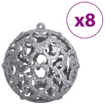 100 db kék és ezüst karácsonyi gömb 3 / 4 / 6 cm 4
