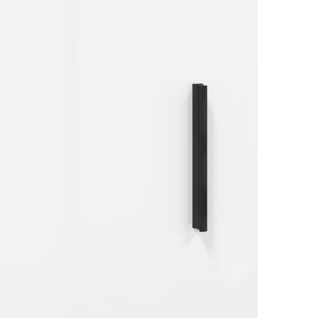 2 db magasfényű fehér fali szekrény 69,5 x 34 x 90 cm 9