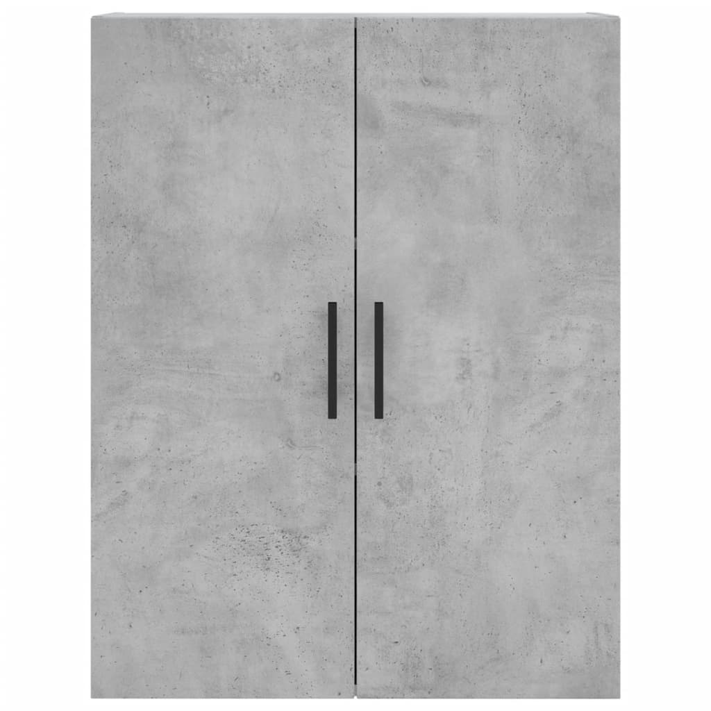2 db betonszürke faliszekrény 69,5x34x90 cm 6
