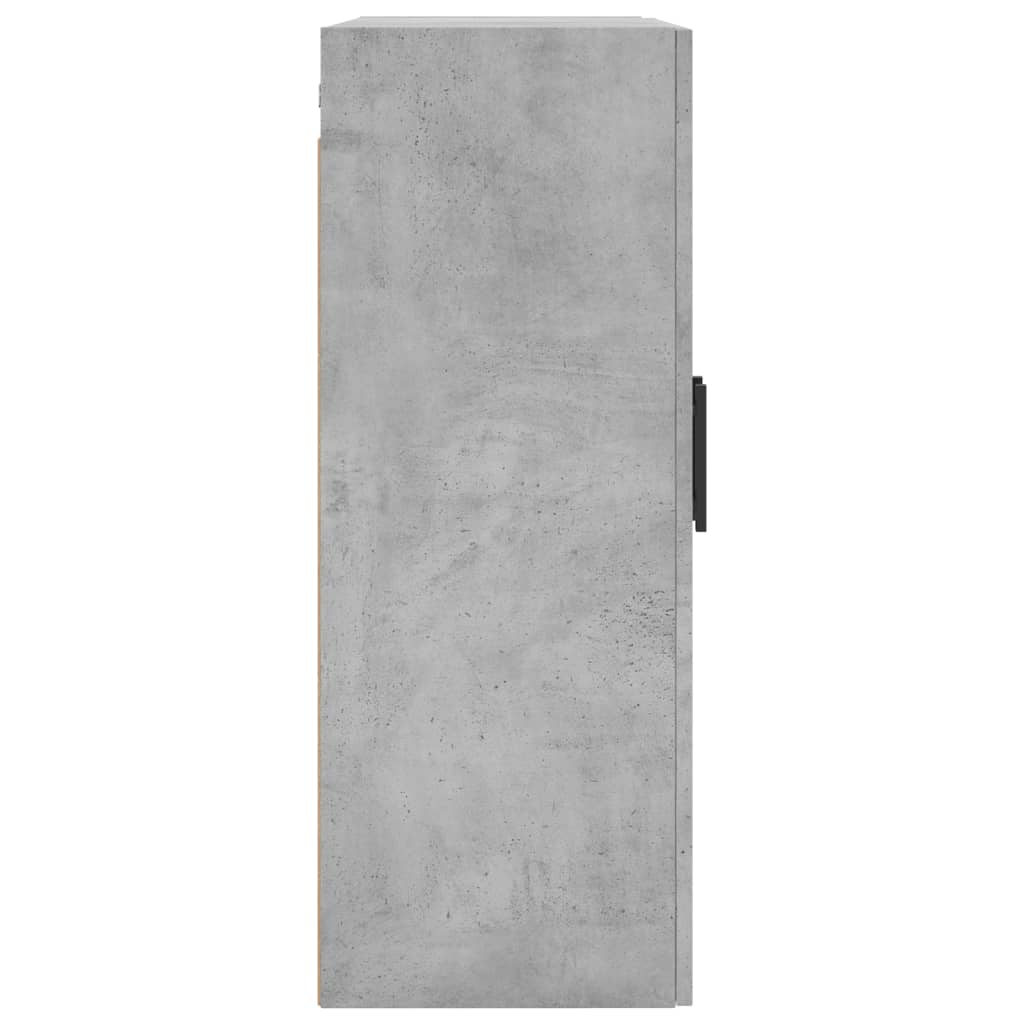 2 db betonszürke faliszekrény 69,5x34x90 cm 7