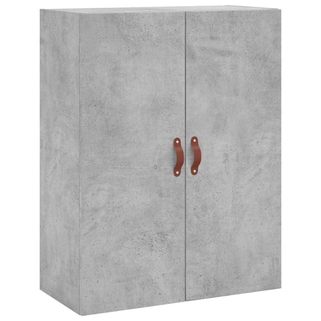 Betonszürke szerelt fa magasszekrény 69,5 x 34 x 180 cm 5
