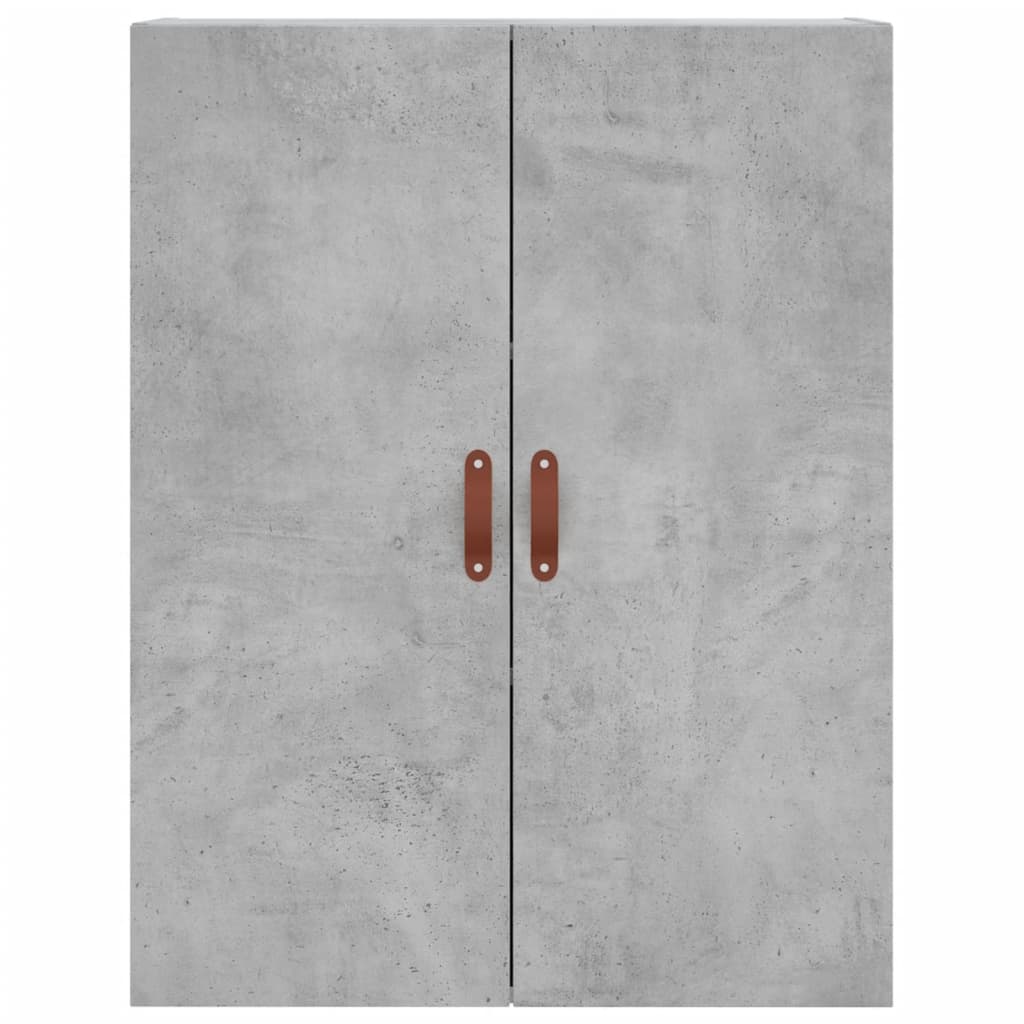 Betonszürke szerelt fa magasszekrény 69,5 x 34 x 180 cm 6