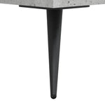 Betonszürke szerelt fa magasszekrény 69,5 x 34 x 180 cm 12