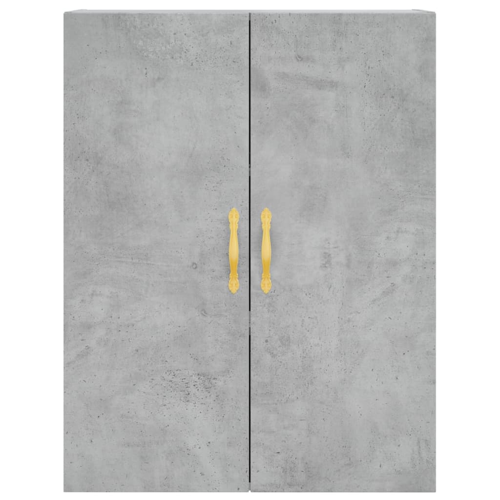 Betonszürke szerelt fa magasszekrény 69,5 x 34 x 180 cm 5
