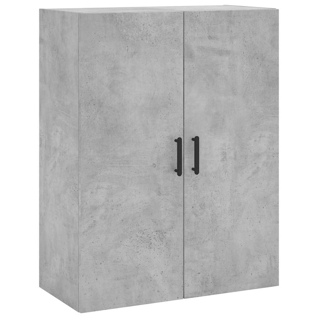 Betonszürke szerelt fa magasszekrény 69,5 x 34 x 180 cm 5