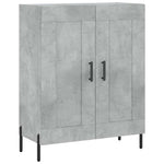 Betonszürke szerelt fa magasszekrény 69,5 x 34 x 180 cm 7