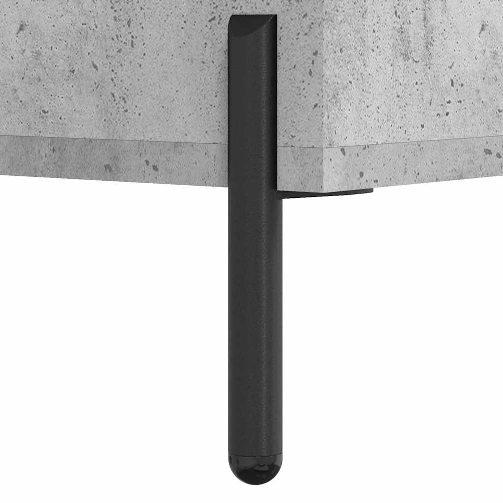 Betonszürke szerelt fa magasszekrény 69,5 x 34 x 180 cm 11