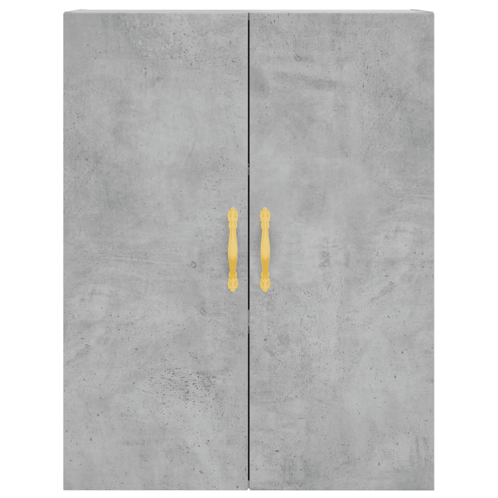 Betonszürke szerelt fa magasszekrény 69,5 x 34 x 180 cm 5