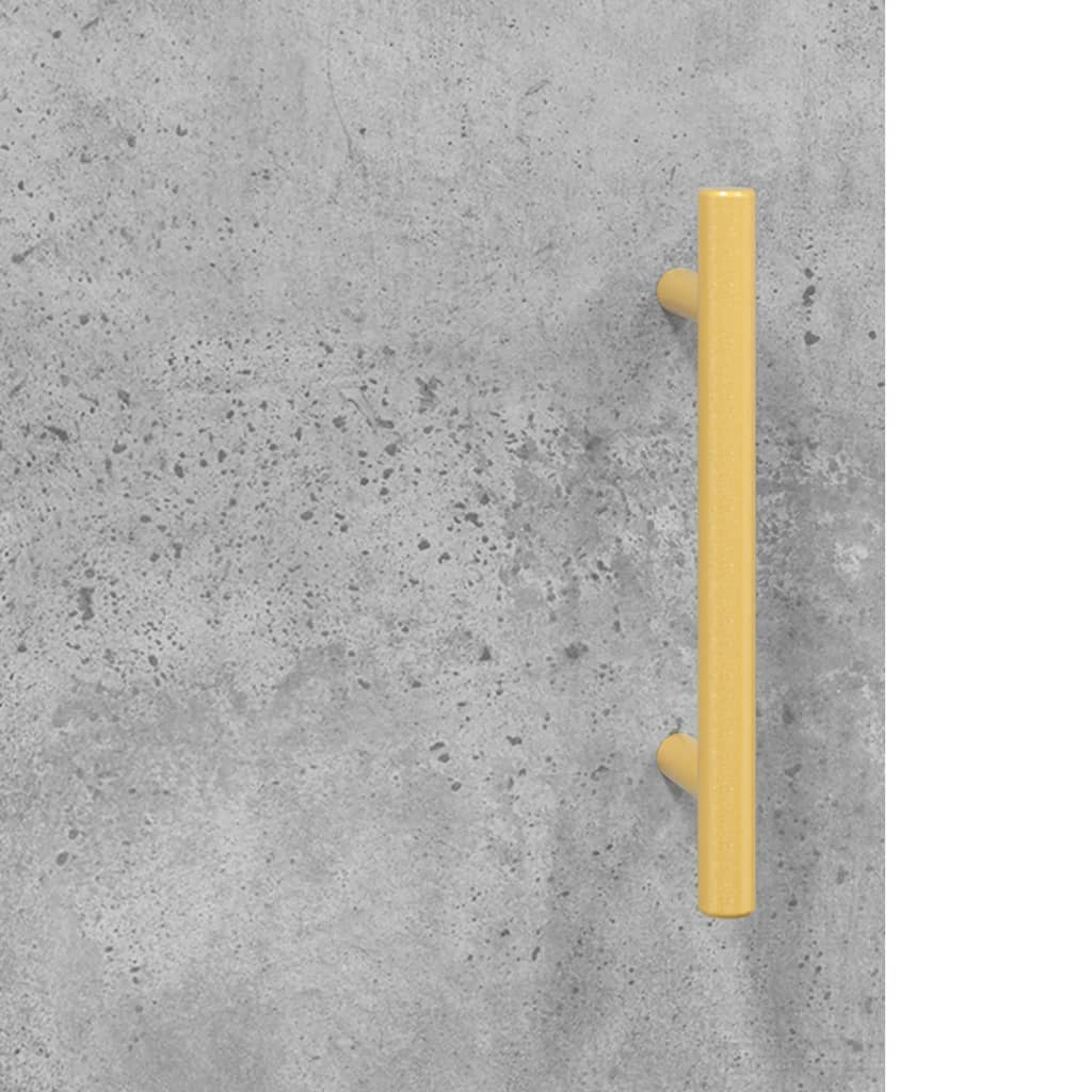 Betonszürke szerelt fa magasszekrény 69,5 x 34 x 180 cm 11