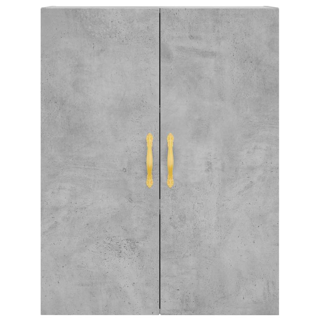 Betonszürke szerelt fa magasszekrény 69,5 x 34 x 180 cm 5
