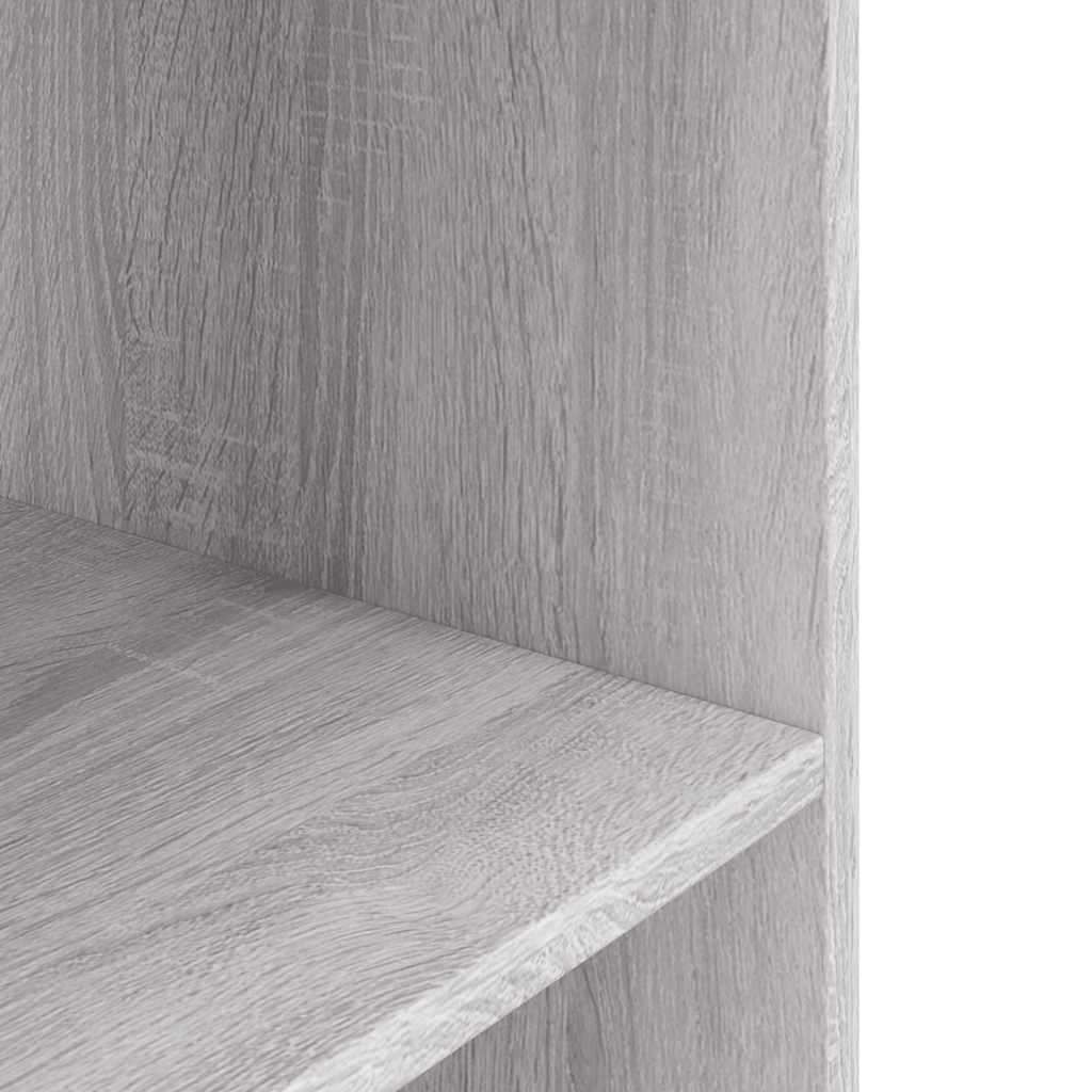 Szürke sonoma akváriumállvány 60 x 30 x 60 cm rétegelt fából 6