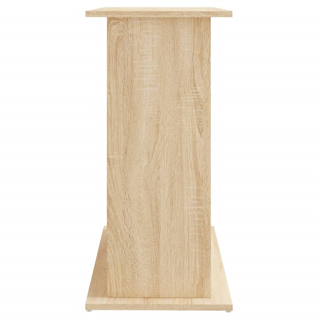 Sonoma tölgyfa akváriumállvány 81 x 36 x 73 cm rétegelt fából 7