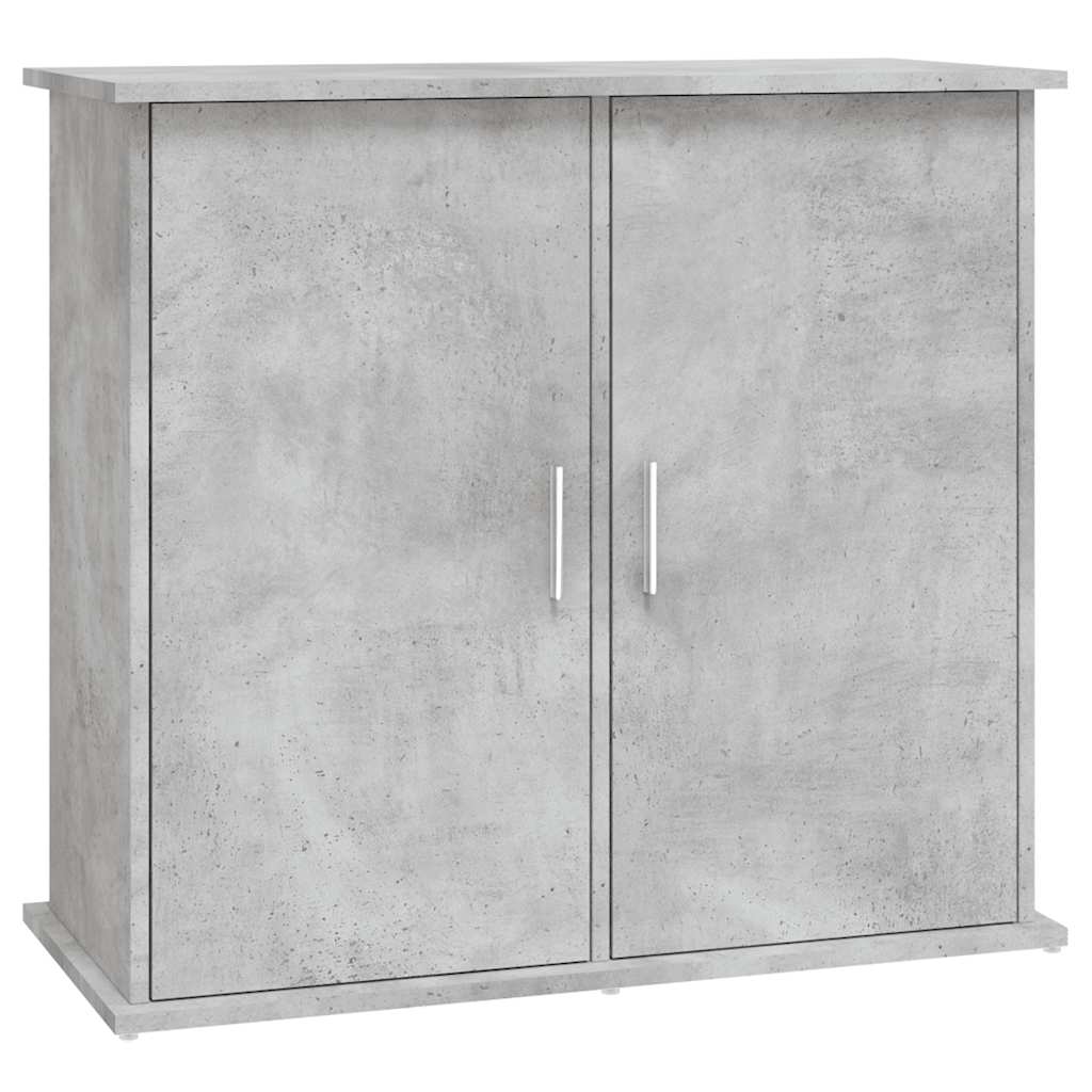 Betonszürke akváriumállvány 81 x 36 x 73 cm rétegelt fából 2