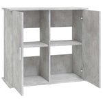 Betonszürke akváriumállvány 81 x 36 x 73 cm rétegelt fából 6