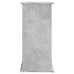 Betonszürke akváriumállvány 81 x 36 x 73 cm rétegelt fából 7
