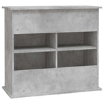 Betonszürke akváriumállvány 81 x 36 x 73 cm rétegelt fából 8