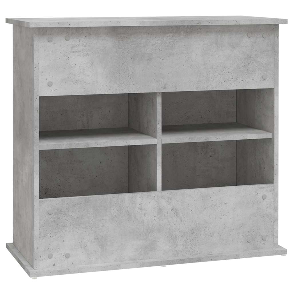 Betonszürke akváriumállvány 81 x 36 x 73 cm rétegelt fából 8