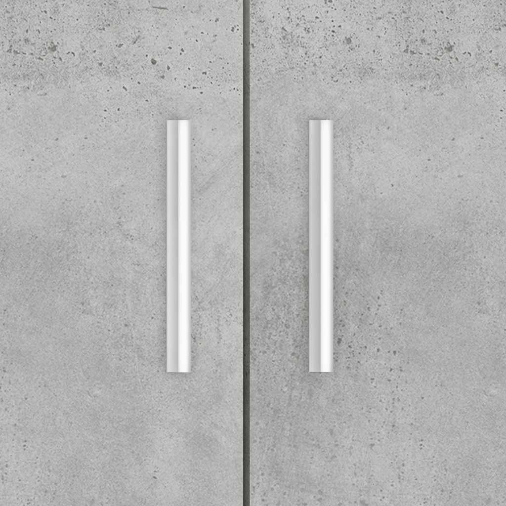 Betonszürke akváriumállvány 81 x 36 x 73 cm rétegelt fából 9
