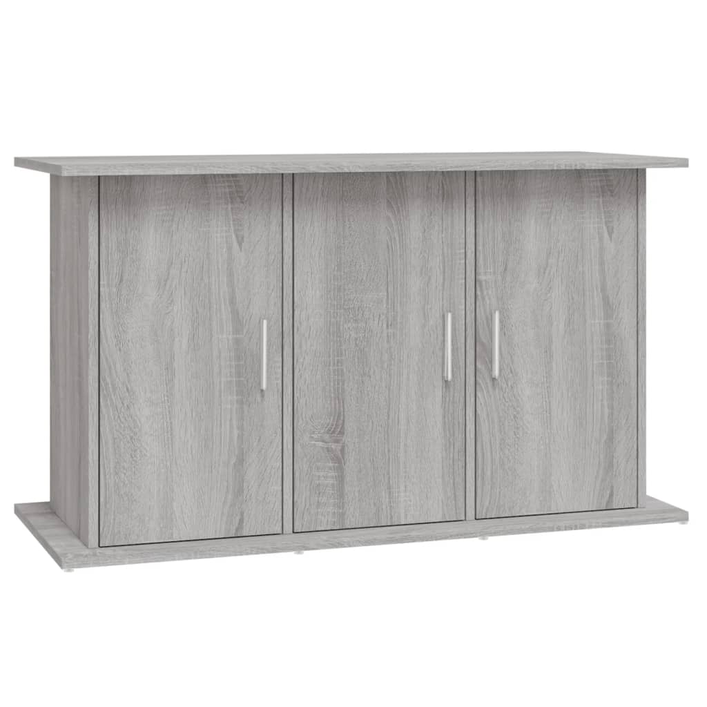 Szürke sonoma szerelt fa akváriumi állvány 101x41x58 cm 2