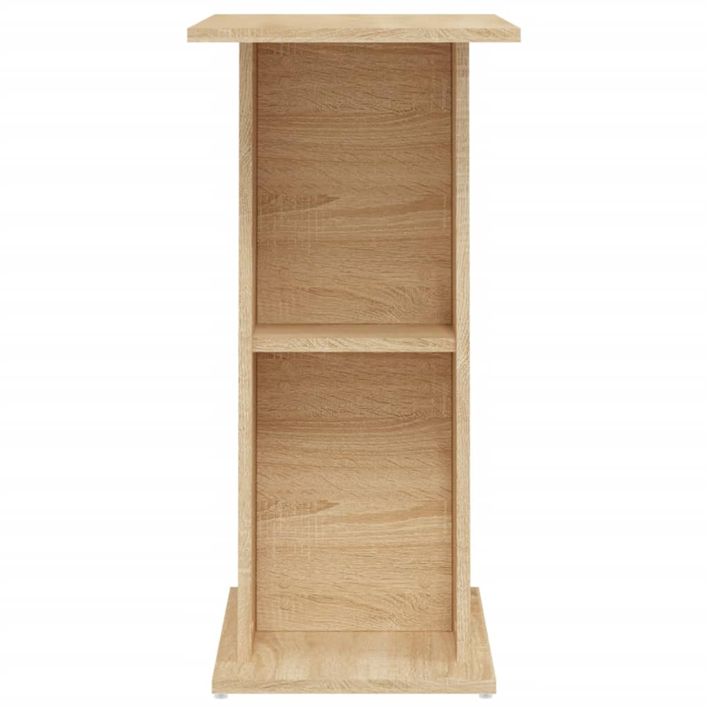 Sonoma tölgyfa akváriumállvány 60,5 x 36 x 72,5 cm rétegelt fából 5