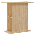 Sonoma tölgyfa akváriumállvány 75 x 36 x 72,5 cm rétegelt fából 2
