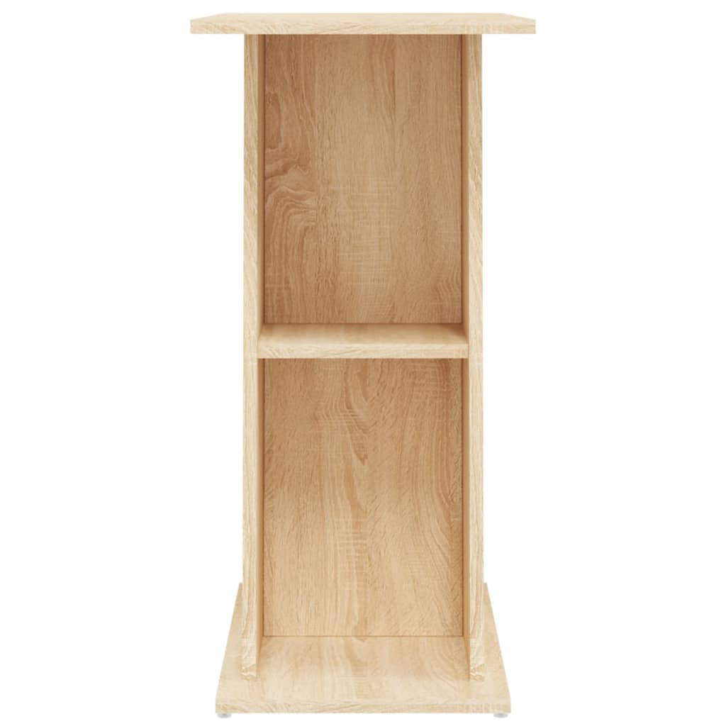 Sonoma tölgyfa akváriumállvány 75 x 36 x 72,5 cm rétegelt fából 5