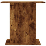 Füstös tölgy szerelt fa akváriumtartó állvány 75x36x72,5 cm 4