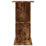 Füstös tölgy szerelt fa akváriumtartó állvány 75x36x72,5 cm 5
