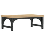 Sonoma-tölgyszínű szerelt fa monitorállvány 37 x 23 x 14 cm 2