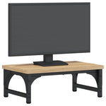 Sonoma-tölgyszínű szerelt fa monitorállvány 37 x 23 x 14 cm 3