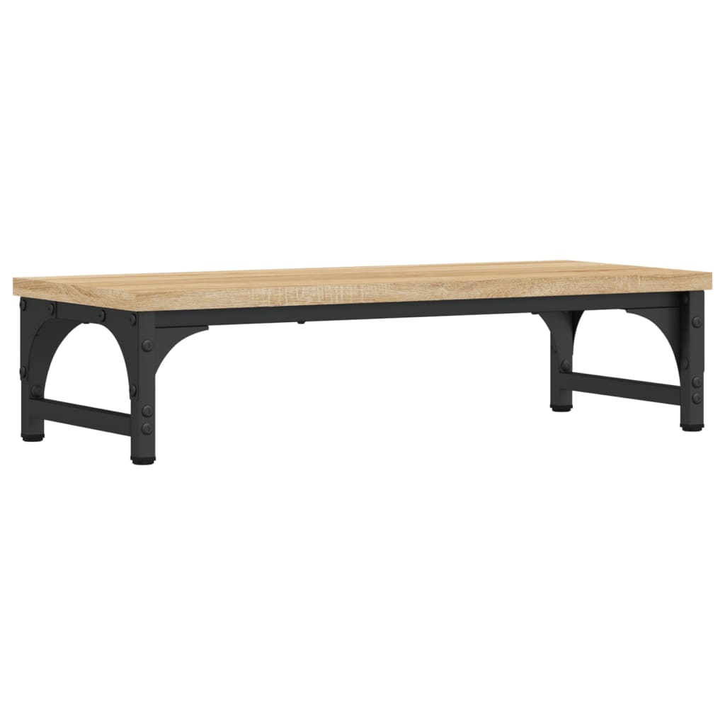 Sonoma tölgy színű szerelt fa monitorállvány 55 x 23 x 14 cm 2