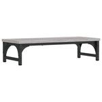 Szürke sonoma színű szerelt fa monitorállvány 55 x 23 x 14 cm 2