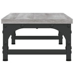 Szürke sonoma színű szerelt fa monitorállvány 55 x 23 x 14 cm 5
