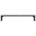 Szürke sonoma színű szerelt fa monitorállvány 85 x 23 x 15,5 cm 4