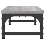 Szürke sonoma színű szerelt fa monitorállvány 85 x 23 x 15,5 cm 5