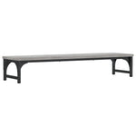 Szürke sonoma színű szerelt fa monitorállvány 85 x 23 x 15,5 cm 6