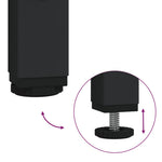 Fekete szerelt fa ruhatartó polcokkal 7