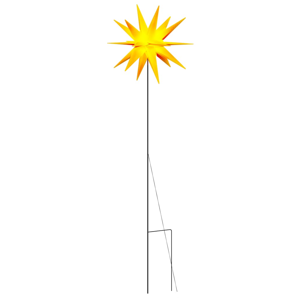 Összecsukható tüskés sárga karácsonyi lámpa LED-del 57 cm 2