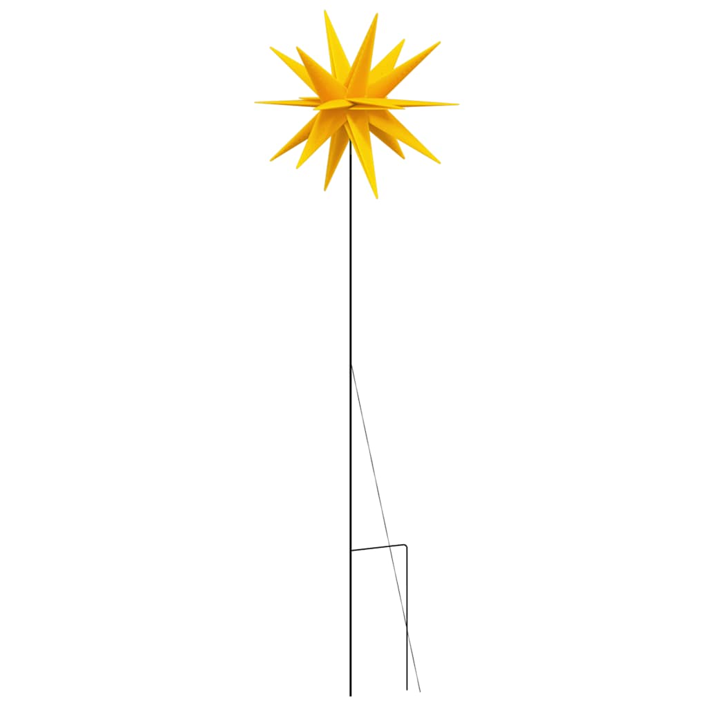 Összecsukható tüskés sárga karácsonyi lámpa LED-del 57 cm 8