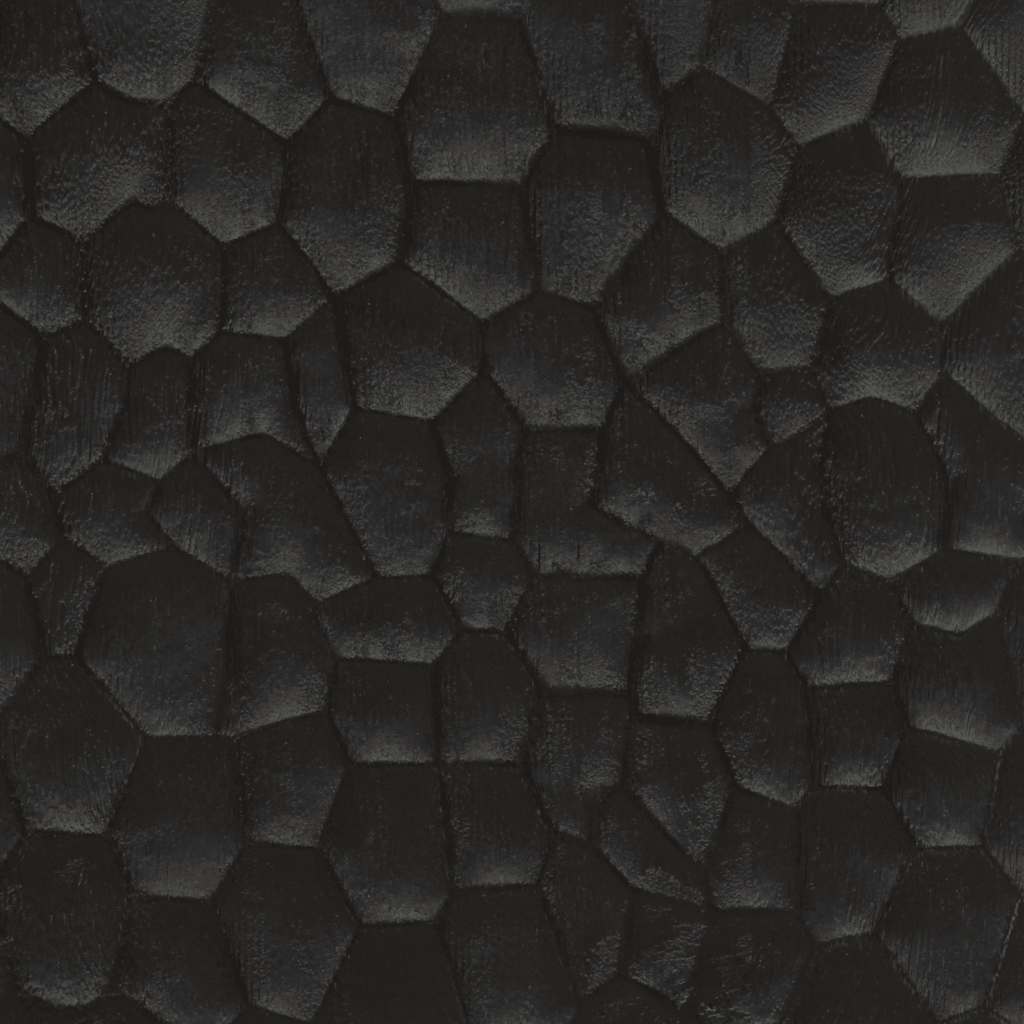 Fekete tömör mangófa fürdőszobaszekrény 38 x 33 x 160 cm 10