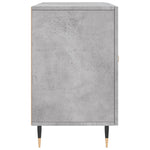 Betonszürke szerelt fa tálalószekrény 100 x 36 x 60 cm 7