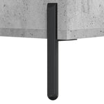Betonszürke szerelt fa tálalószekrény 100 x 36 x 60 cm 11