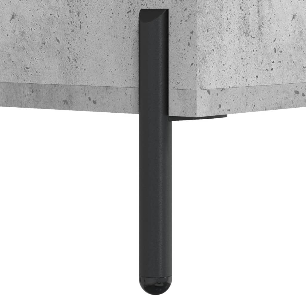 Betonszürke szerelt fa tálalószekrény 100 x 36 x 60 cm 11