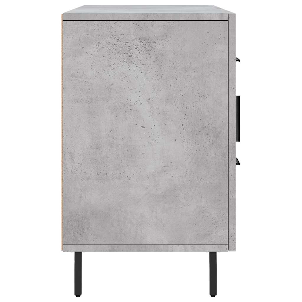 Betonszürke szerelt fa tálalószekrény 100 x 36 x 60 cm 7