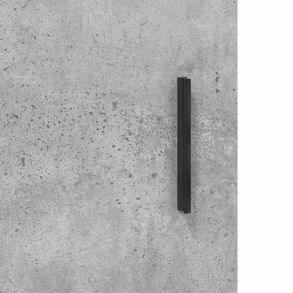 Betonszürke szerelt fa tálalószekrény 100 x 36 x 60 cm 10