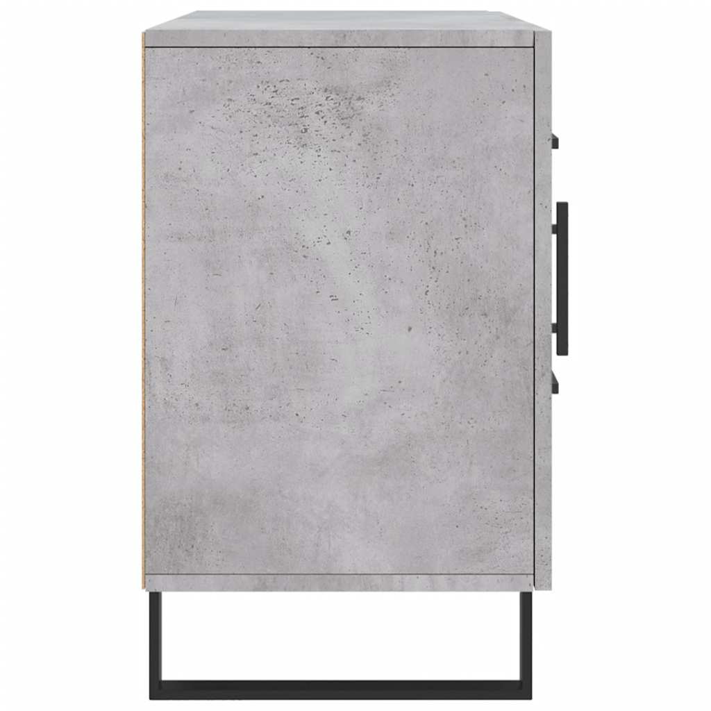 Betonszürke szerelt fa tálalószekrény 100 x 36 x 60 cm 7