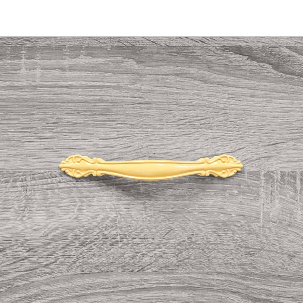 Szürke sonoma szerelt fa magasszekrény 69,5 x 31 x 115 cm 9
